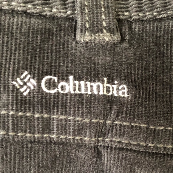 Columbia straight leg corduroy pants in dark gray - Picture 4 of 6
